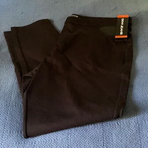 DKNY Black Mid Rise Pull On Jeans